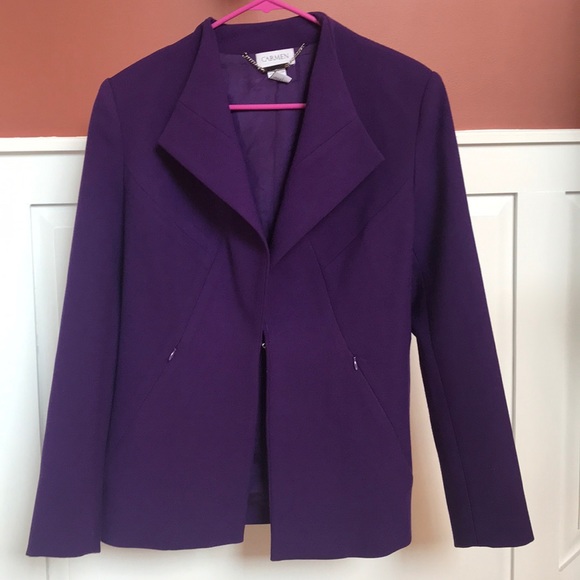 Carmen Marc Valvo Jackets & Blazers - Purple blazer